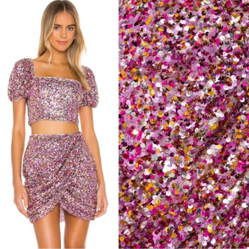 LPA Madeline Skirt in Pink Multi NWOT Size Small